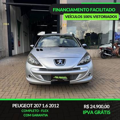 PEUGEOT 207 1.6 QUIKSILVER 16V FLEX 4P MANUAL PEUGEOT 207 1.6 QUIKSILVER 16V FLEX 4P MANUAL